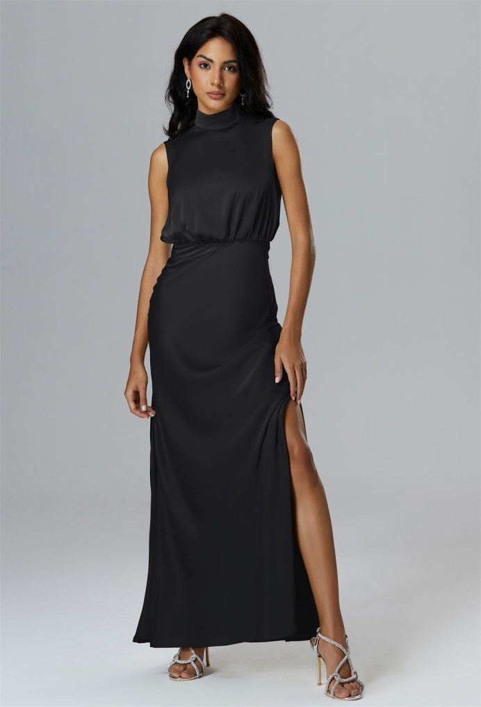 AW Maryjo Black Metallic  Fall Wedding Guest Dresses